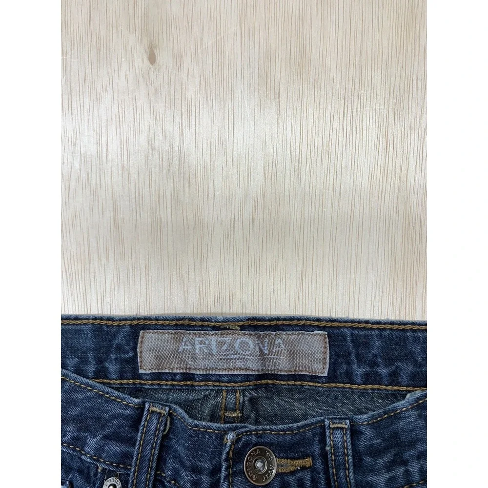 Arizona Boys Size 14 Regular (28x28) Slim Straight Leg Denim Jeans Blue Denim